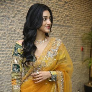Actress Preeti Mukundhan Shines In Yellow Traditional Look