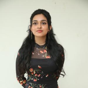 Actress Nidhi Pradeep Looks Elegant In Floral Outfit