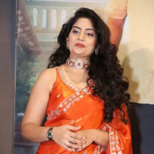 Actor Karuna Bhushan Elegant Saree Look
