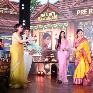 Maa Inti Bangaaram Team Celebrates Grand Pre Release Event