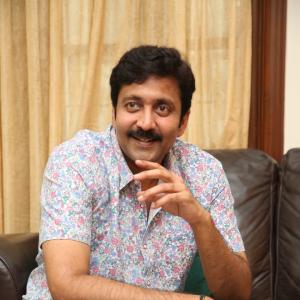Actor Vadde Naveen Relaxed Casual Indoor Portrait