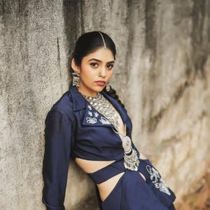 Bandhavi Sridhar showcases bold designer look