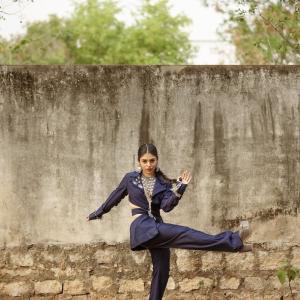 Bandhavi Sridhar showcases bold designer look
