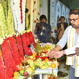 Amaravati Hosts Grand Launch of NBK 112 Mass Action Film