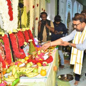 Amaravati Hosts Grand Launch of NBK 112 Mass Action Film