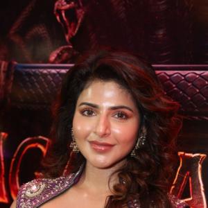 Aishwarya Menon dazzles in purple ethnic outfit at event