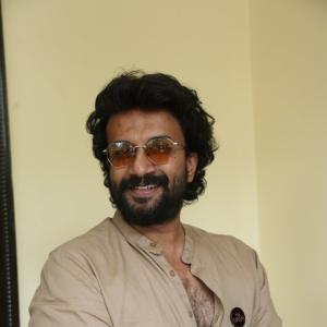 Hero Satyadev Stylish Look In Beige Outfit