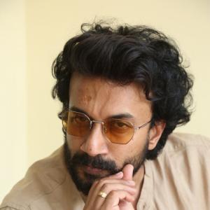 Hero Satyadev Stylish Look In Beige Outfit