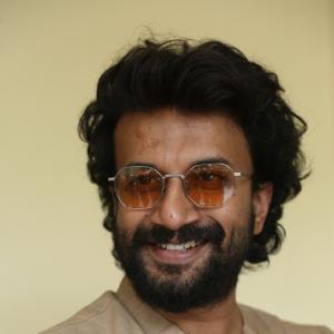 Hero Satyadev Stylish Look In Beige Outfit