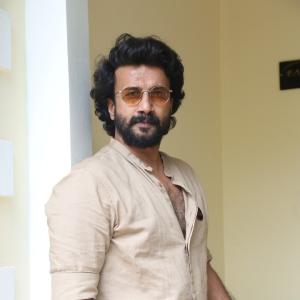 Hero Satyadev Stylish Look In Beige Outfit