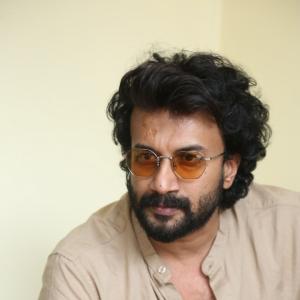 Hero Satyadev Stylish Look In Beige Outfit