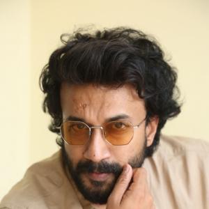 Hero Satyadev Stylish Look In Beige Outfit