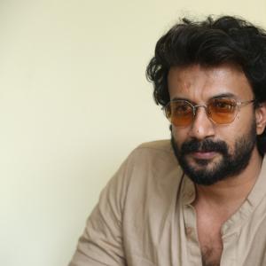 Hero Satyadev Stylish Look In Beige Outfit