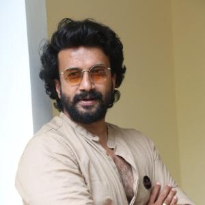 Hero Satyadev Stylish Look In Beige Outfit