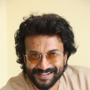Hero Satyadev Stylish Look In Beige Outfit