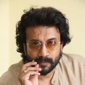 Hero Satyadev Stylish Look In Beige Outfit