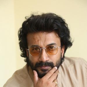 Hero Satyadev Stylish Look In Beige Outfit