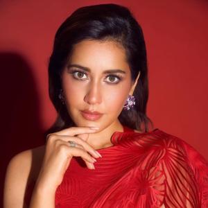 Actress Raashii Khanna Shines in Stunning Red Fashion Look