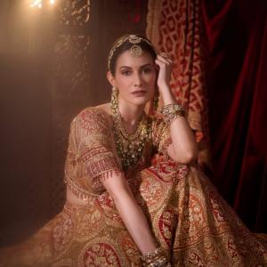 Amyra Dastur Showcases Timeless Indian Bridal Fashion