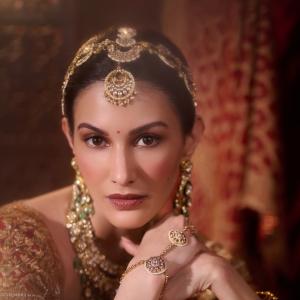 Amyra Dastur Showcases Timeless Indian Bridal Fashion