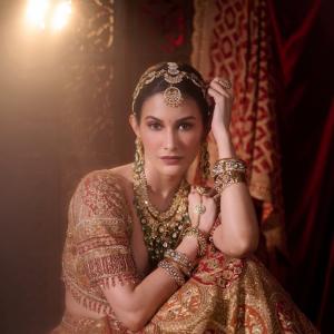 Amyra Dastur Showcases Timeless Indian Bridal Fashion