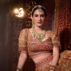 Amyra Dastur Showcases Timeless Indian Bridal Fashion