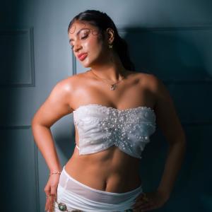 Yashika Anand Dazzles in an Elegant All-White Outfit