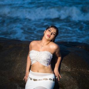 Yashika Anand Dazzles in an Elegant All-White Outfit