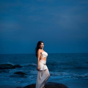Yashika Anand Dazzles in an Elegant All-White Outfit