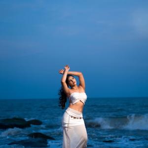Yashika Anand Dazzles in an Elegant All-White Outfit