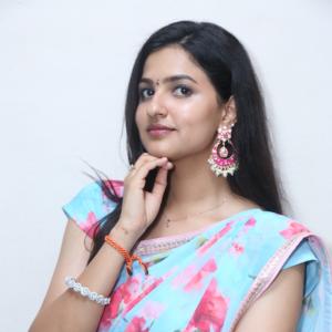 Divija Makes a Stylish Statement in Floral Saree