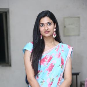 Divija Makes a Stylish Statement in Floral Saree