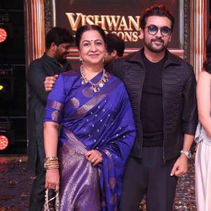Suriya Shines at Vishwanath & Sons Pre-Release Event