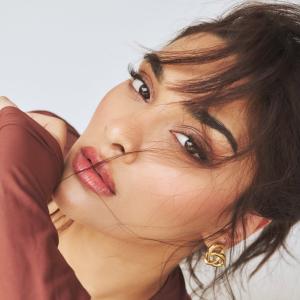 Saiee Manjrekar Looks Striking in a Contemporary Brown Outfit