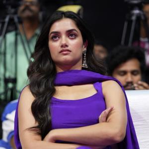 Bhagyashri Borse Looks Graceful in a Striking Purple Ensemble