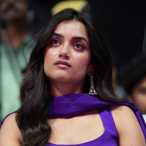 Bhagyashri Borse Looks Graceful in a Striking Purple Ensemble