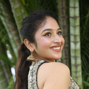Aria Menon Charms in a Bright Yellow Ethnic Ensemble