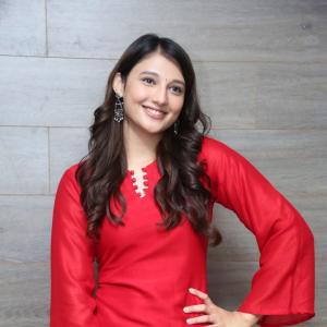 Rithika Nayak Flaunts a Graceful Red Ethnic Look