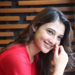 Rithika Nayak Flaunts a Graceful Red Ethnic Look