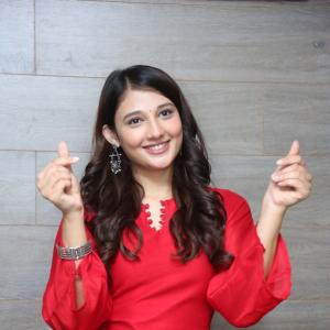 Rithika Nayak Flaunts a Graceful Red Ethnic Look