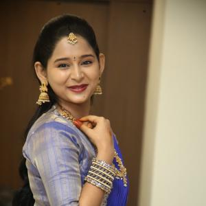 Vasavi Ganeshan in a Graceful South Indian Festive Look