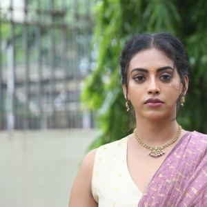 Kamakshi Bhaskarla in a Graceful Purple Ethnic Look