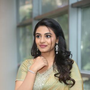 Nayansarika Shines in Elegant Sage Green Saree Look