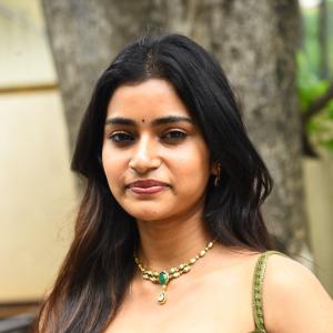Tanmai Kushi Looks Radiant in Traditional Green Attire