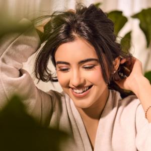Malvika Sharma Shines in a Sophisticated Cream Suit