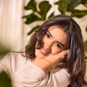 Malvika Sharma Shines in a Sophisticated Cream Suit