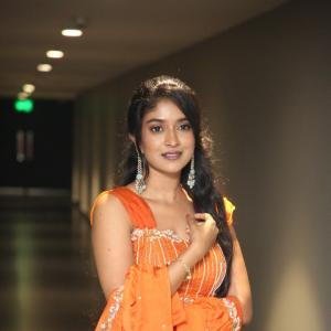Veda Jalandhar Impresses in a Bright Festive Ensemble
