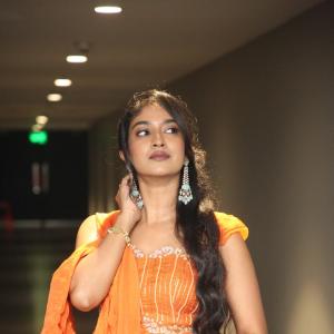 Veda Jalandhar Impresses in a Bright Festive Ensemble