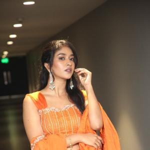 Veda Jalandhar Impresses in a Bright Festive Ensemble