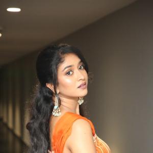 Veda Jalandhar Impresses in a Bright Festive Ensemble